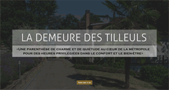 Desktop Screenshot of lademeuredestilleuls.com